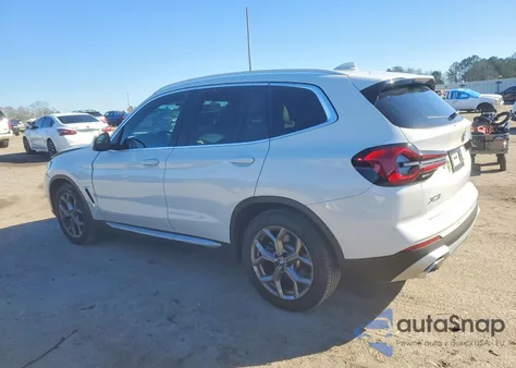 2023 BMW X3 Sdrive30I z USA, uszkodzony, nr VIN 5UX43DP03P9T00013